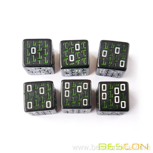 Novelty Engraving Digital Dice 20MM